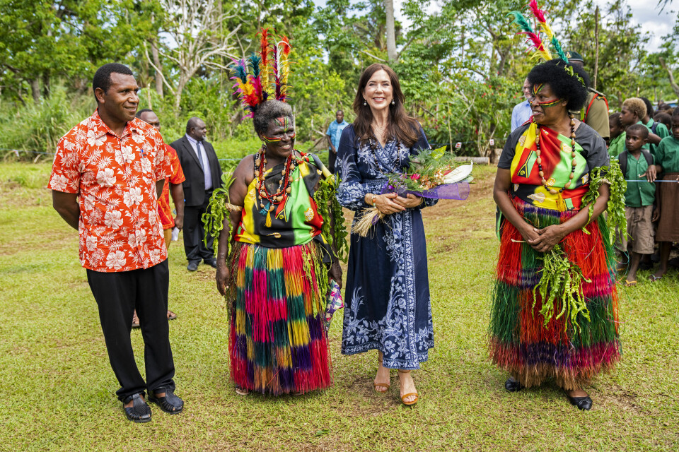 I østaten Vanuatu besøgte hun også lokalsamfundet
Etas, hvor hun oplevede, hvordan adventskirkens
hjælpeorganisation arbejder med at udvikle samfundet og humanitær nødhjælp