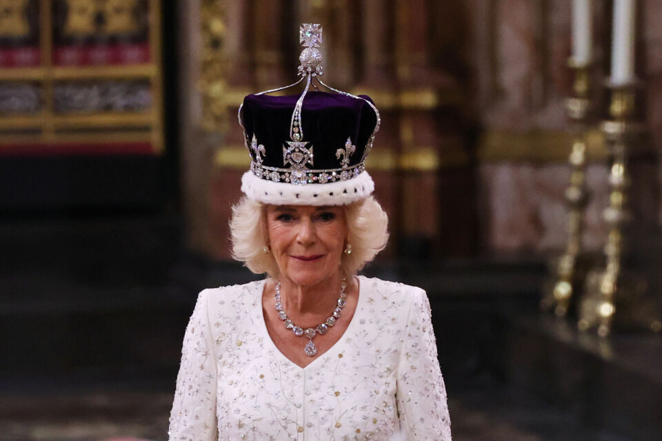 Dronning Camilla kort efter kroningen.
