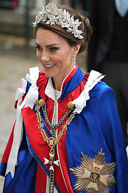 Prinsesse Kate til kroningen.