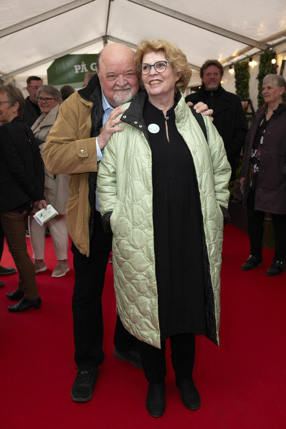 Revyperlers Flemming Jensen og hustru Birte Christensen