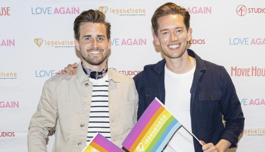 Premiere på 'Love Again'. Frederik Haun og Morten Kjeldgaard