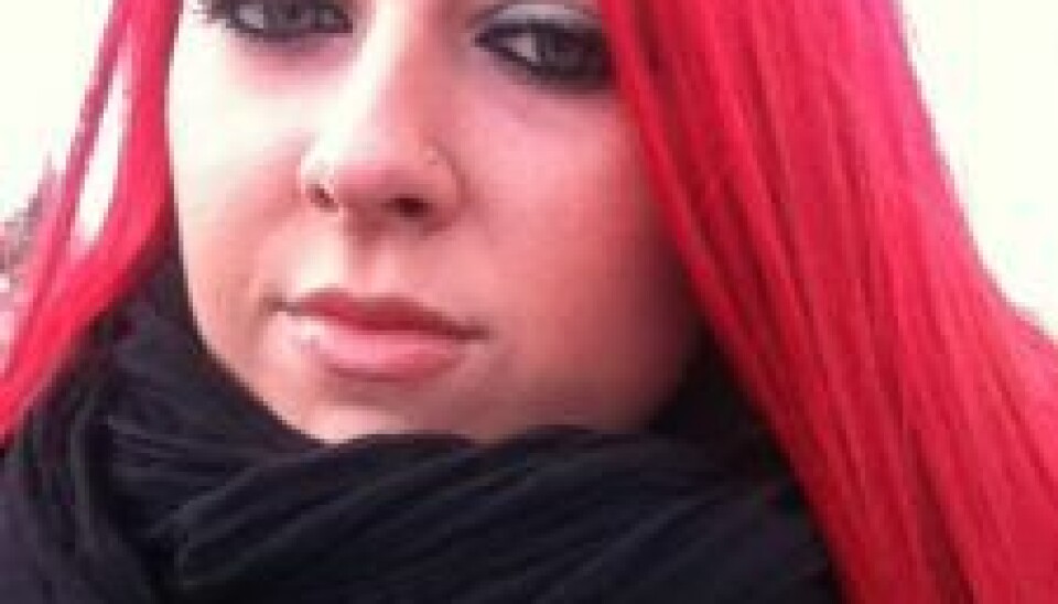 Jessicas nye røde hårFOTO: Privat