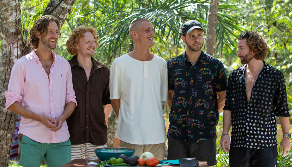 De fem usikre fyre i 'Bachelorette'. De fem usikre fyre i 'Bachelorette'.