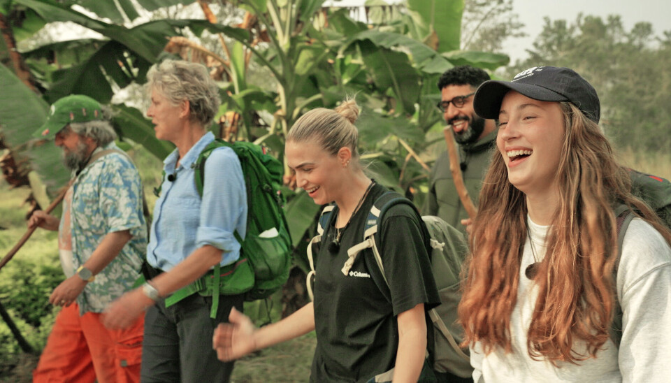 Dulfi i Nepal med
Anders Lund Madsen,
Søs Egelind, Christiane
Schaumburg-Müller Åxman og
Josephine Højbjerg. Stig Tøfting
medvirker også.