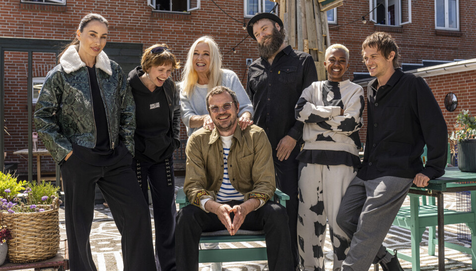 'Toppen af poppen'. Medina, Dopha, Anne Linnet, Peter Sommer, Mekdes og Jonah Blacksmith.