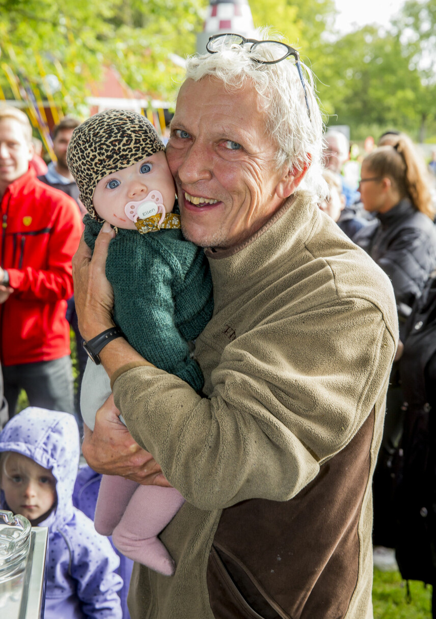 Lille Ellen var kun et halv år, da hun besøgte sin morfar til DR Åbent hus i Århus
