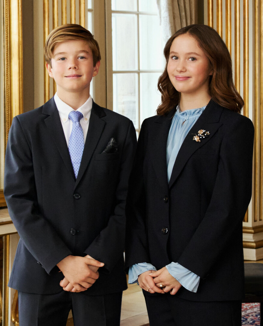 Prins Vincent og prinsesse Josephine fylder 13 år
