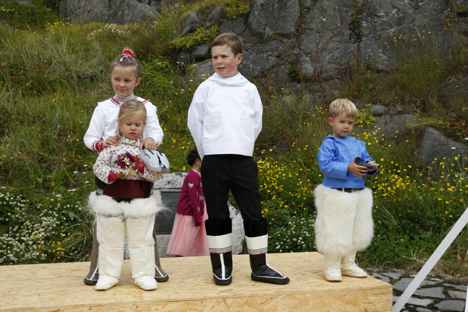 2014. prinsesse Isabella, prins Christian, prinsesse Josephine og prins Vincent