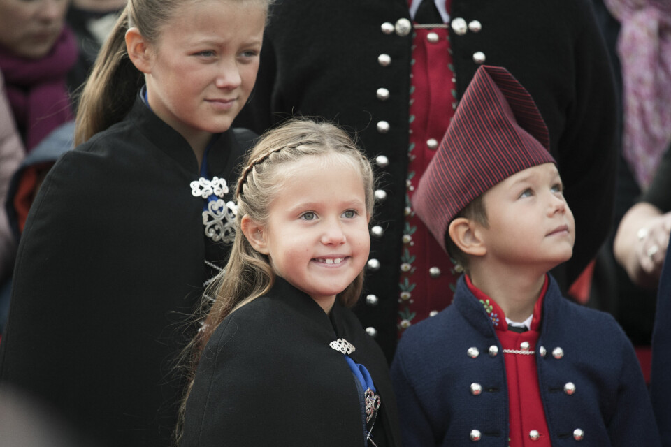 Kronprinsfamilien på Færøerne Prinsesse Isabella, Prinsesse Josephine, Prins Vincent