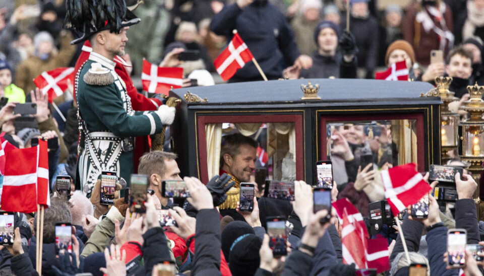 Kroning af Kong Frederik 10. på Christiansborg 2024.