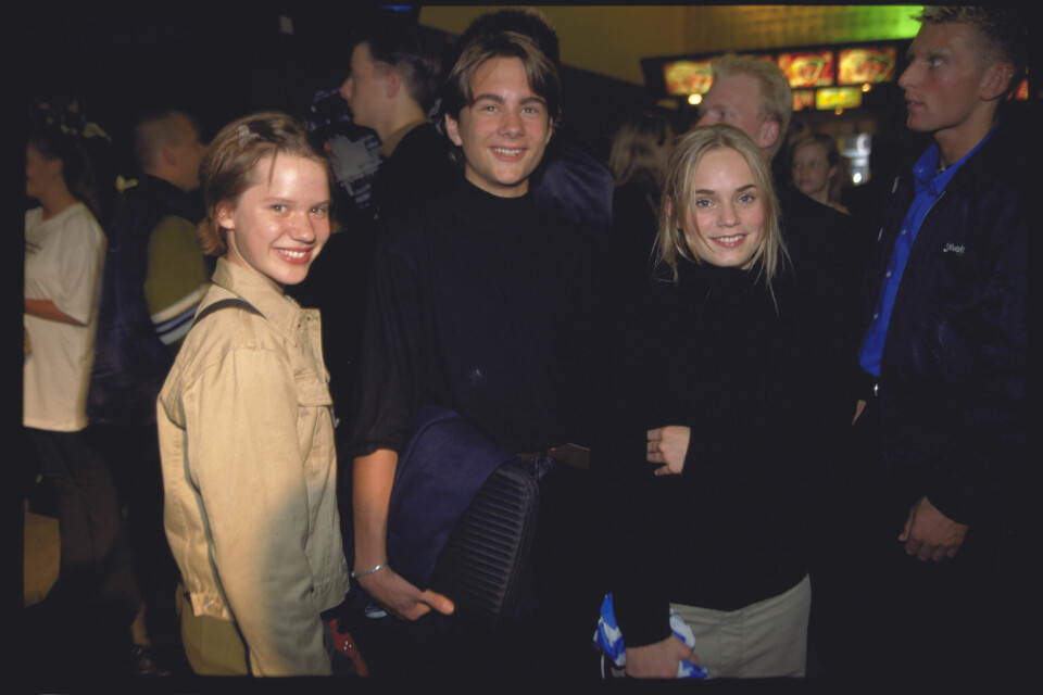 Amalie Dollerup, Phillip Faber og Laura Christensen 1998