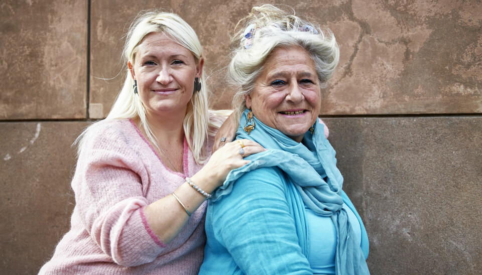 Skuespiller Barbara Topsøe-Rothenborg og Judith Rothenborg