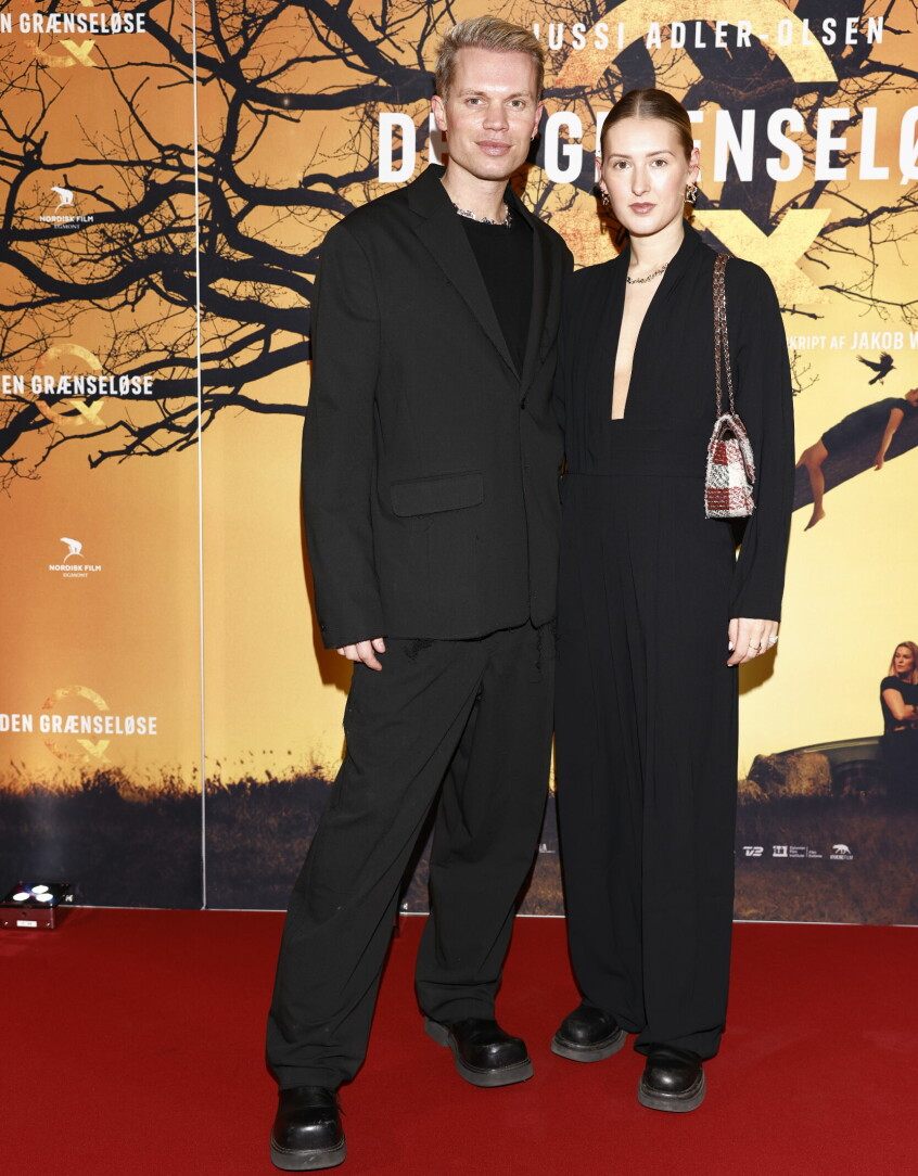 Premiere 'Den grænseløse' Soeren Le Schmidt og hustru