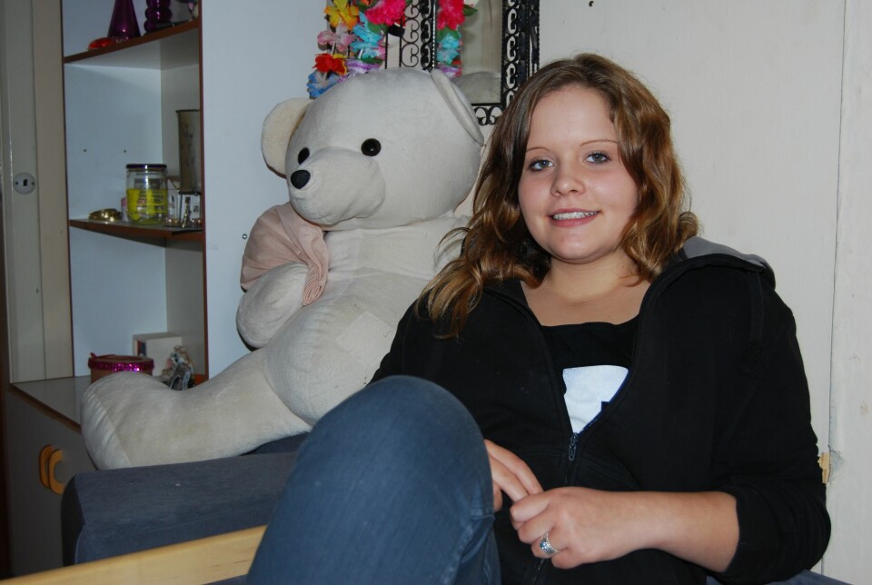 Sabrina Larsen blev mor som 14-årig  FOTO: SBS / Per Rasmussen