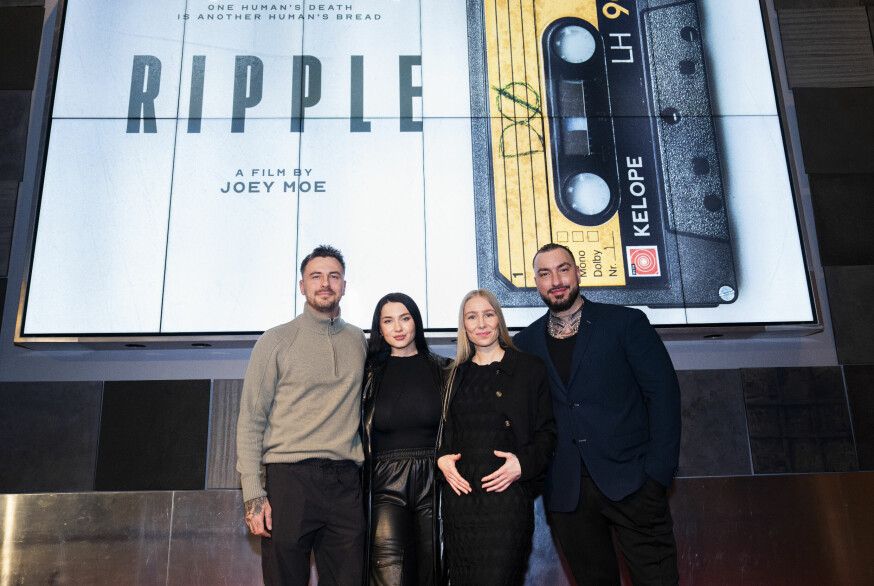Premiere på Joey Moes film "Ripple" i Big Bio i København.