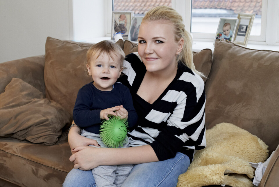 Victoria med sønnen Noah. (Foto: SBS/Krestine Havemann) Victoria med sønnen Noah. (Foto: SBS/Krestine Havemann)