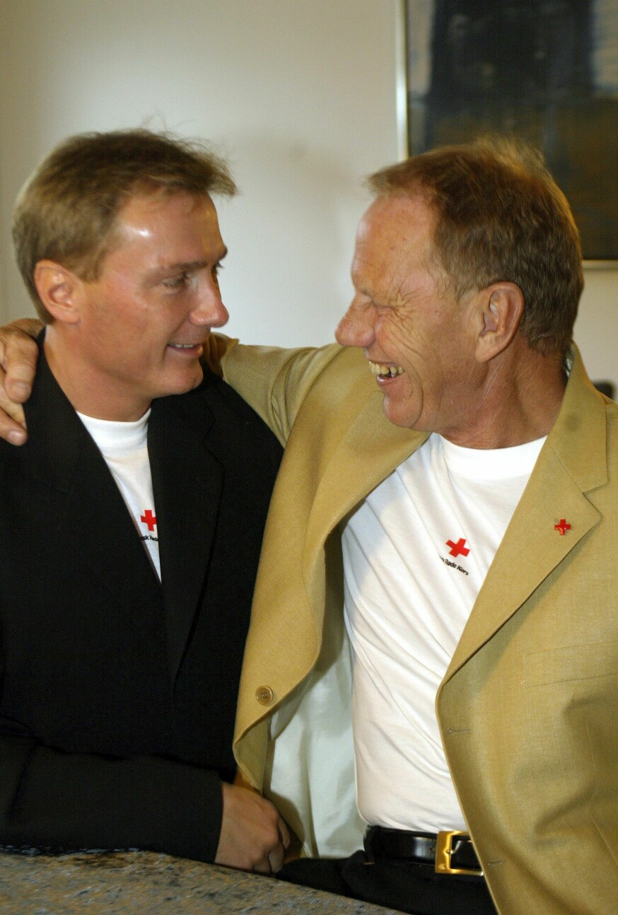 Flemming Leth og Peter Qvortrup Geisling sammen i 2000.