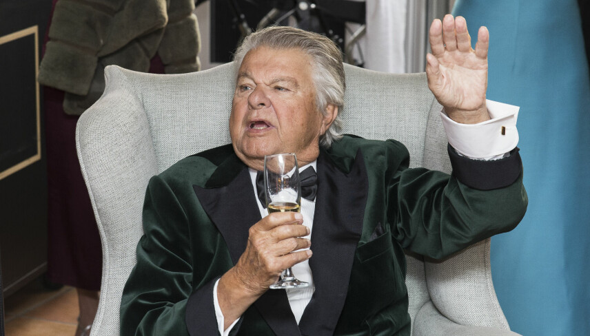 Christian Kjær på sin 80-års fødselsdag i april 2023.