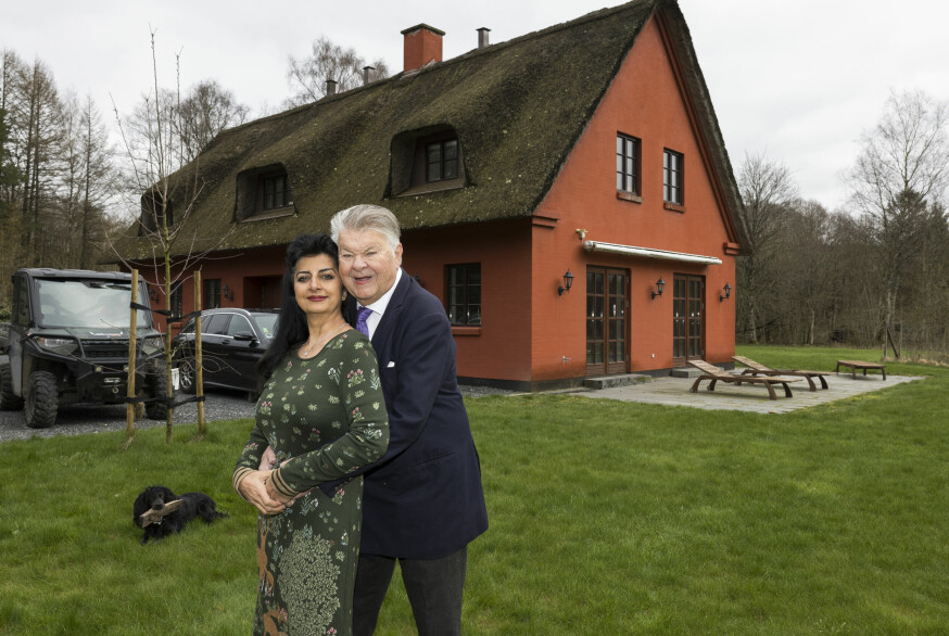 Christian Kjær og hustruen, Susan.