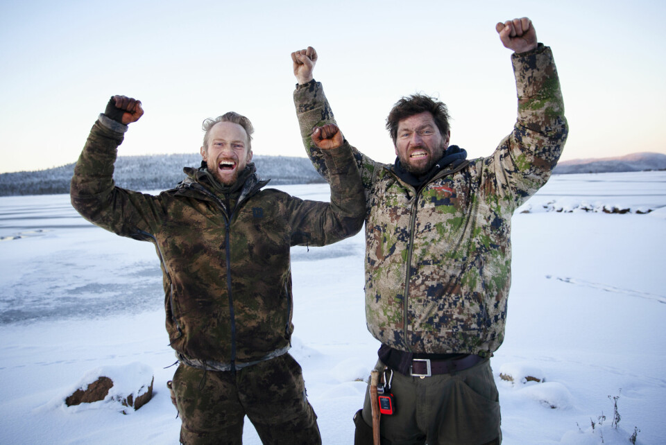 De to vindere af 'Alene i vildmarken' 2024, Claus og Ulrik. Foto: Anders Birch