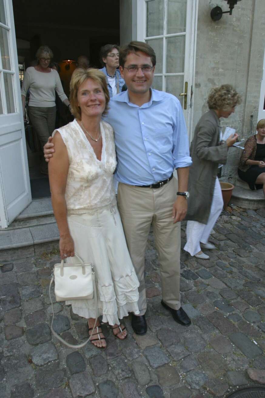 Brian Mikkelsen og Eliane Wexøe Mikkelsen i 2003