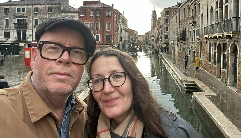 Inden forårs- og sommersæsonen sætter ind på hotellet, så nød Claus og Anne påsken i deres yndlingsby, Venedig.
