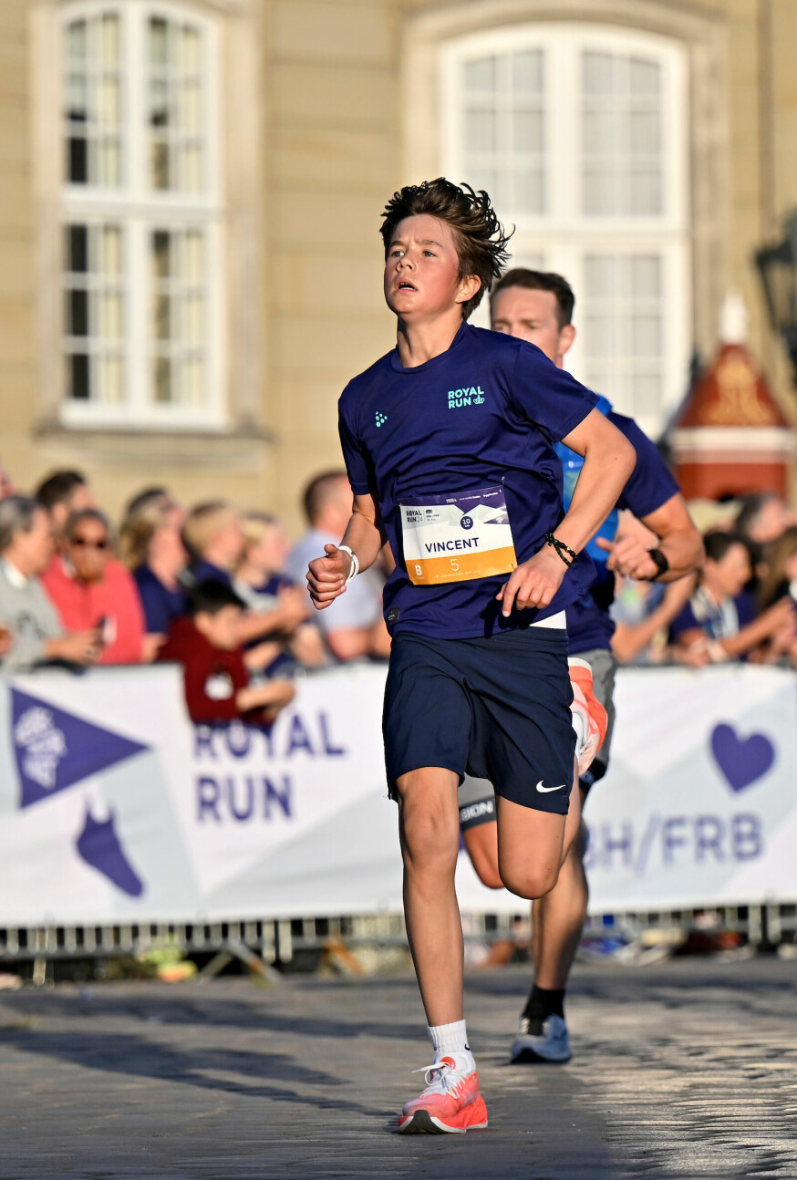 Prins Vincent løber Royal Run i København.