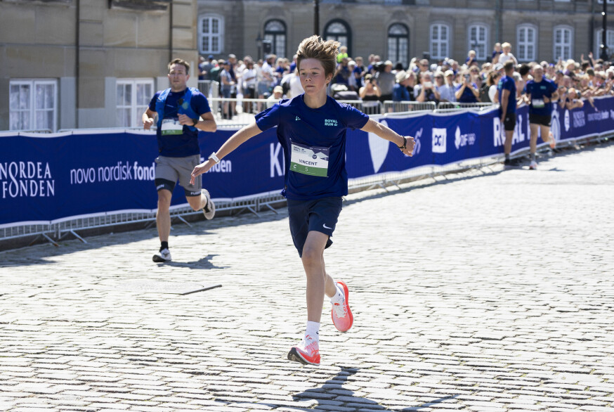 Prins Vincent løber Royal Run i København.