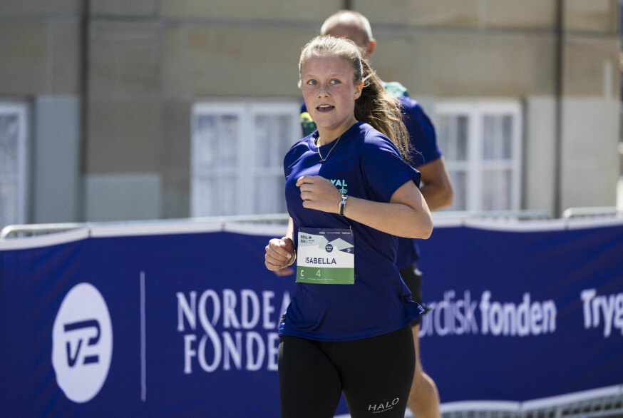 Prinsesse Isabella løber Royal Run i København.