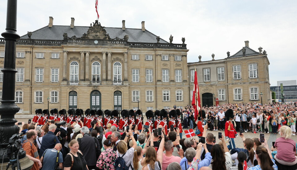 Fejring af kong Frederiks 56 år.