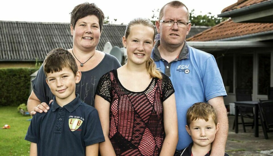 Emma og familien i 'Årgang 0'.