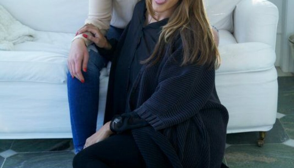Saseline sammen med sin 'partner in crime' Clara. (Foto: Saseline sammen med sin 'partner in crime' Clara. (Foto: