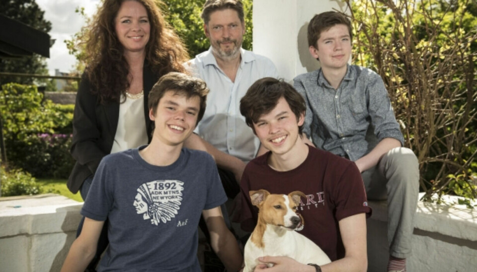 Christian og hans familie (Foto: Per Arnesen/TV2)