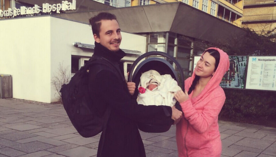 Den lille familie (Foto: Privat på irinathediva.dk) Den lille familie (Foto: Privat på irinathediva.dk)