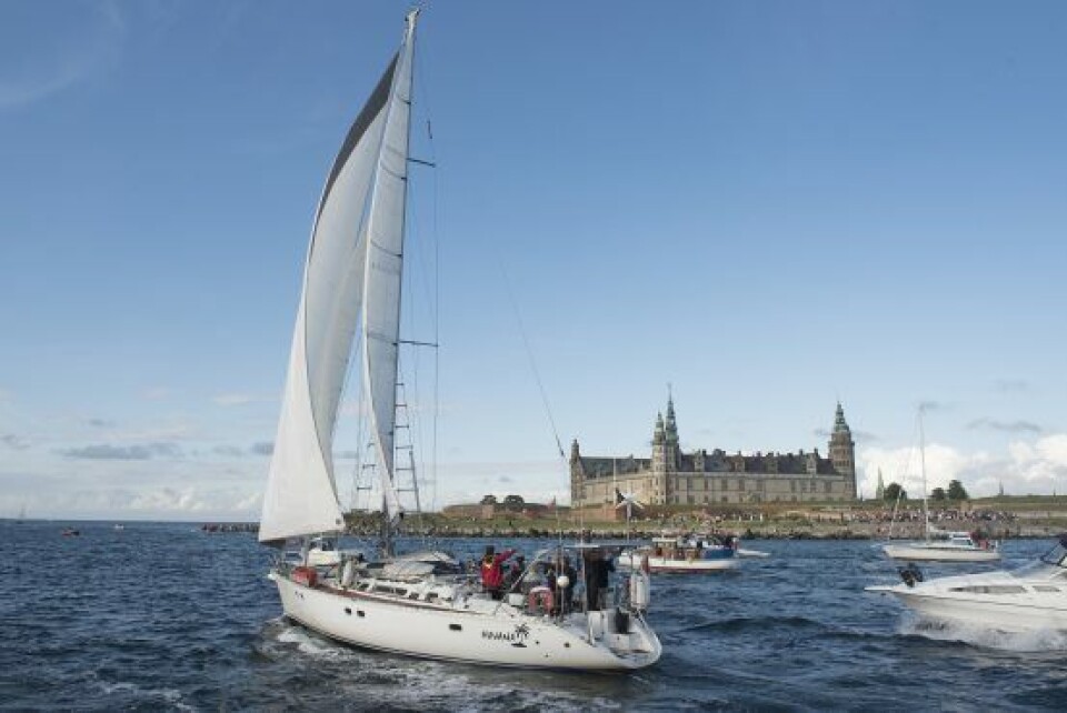Havana sejlede forbi Kronborg tidligt i morges. (Foto: Peter Hauerbach) Havana sejlede forbi Kronborg tidligt i morges. (Foto: Peter Hauerbach)