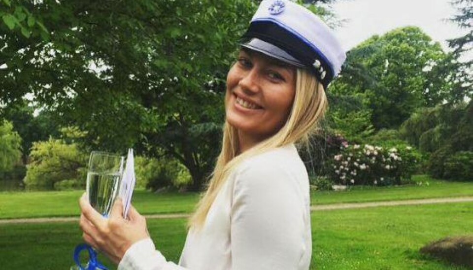 Pernille blev i foråret student med et flot gennemsnit, og er netop begyndt at læse jura på Aalborg Universitet. (Foto: Privat)