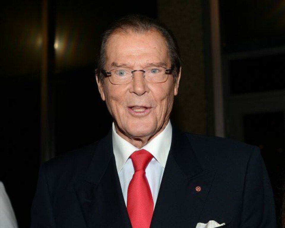 Den nu afdøde Roger Moore. (Foto: All Over) Den nu afdøde Roger Moore. (Foto: All Over)