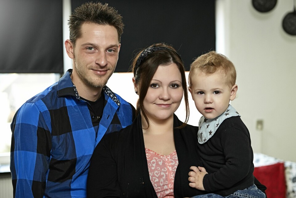 Katherina og Peter med sønnen Alexzander. (Foto: Discovery Networks Danmark/Janus Nielsen)