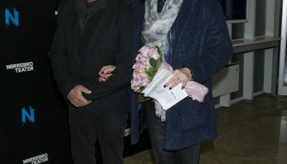 Jan Sivertsen og Lis Sørensen til premiere i 2013. (Foto: Peter Hauerbach)
