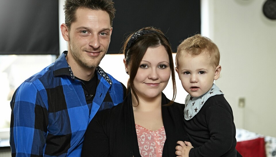 Katherina og Peter med sønnen Alexzander. (Foto: Discovery Networks Danmark/Janus Nielsen)