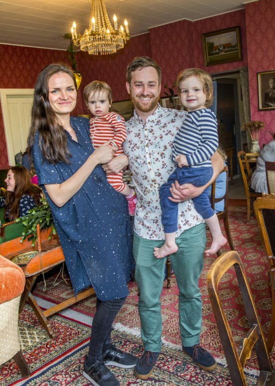 Gorm og familien. Foto: Michael Stub Gorm og familien. Foto: Michael Stub
