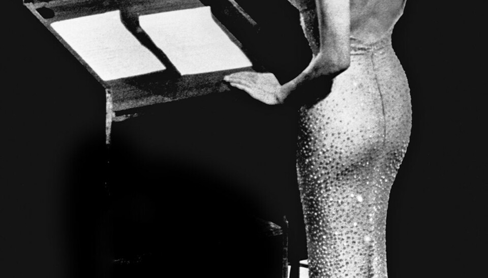 Mytiske Marilyn Monroe er stadig en millionforretning efter hendes død. Kjolen, som hun sang for John F. Kennedy i, blev ved en auktion solgt for 8.165.690 (Foto; Getty Images)