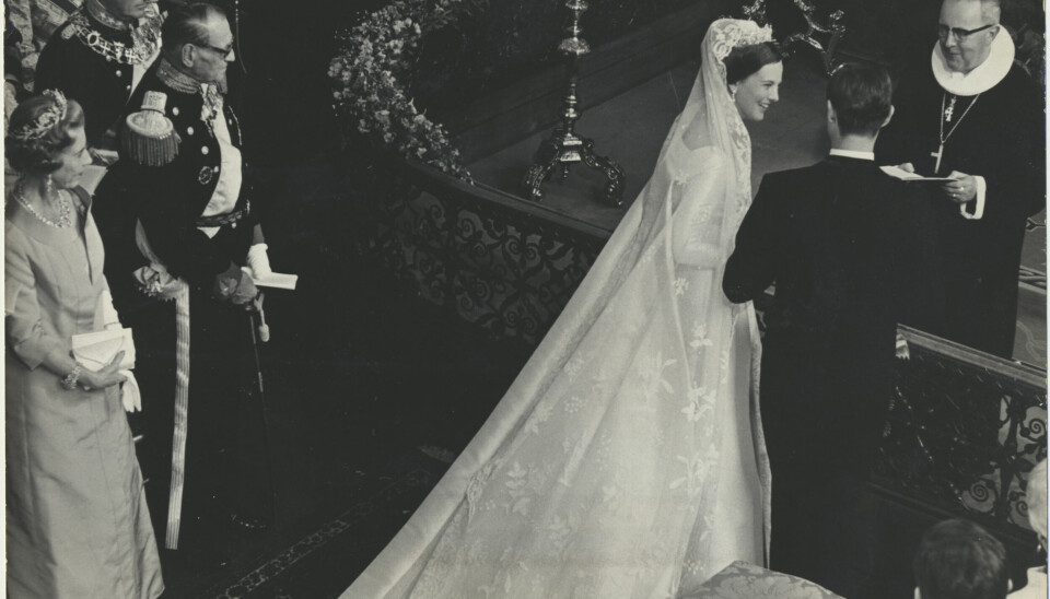 H.K.H Dronning Margrethe Og H.K.H. Prinsgemalen Henrik 1967
'Royalt bryllup i København' (Foto: Egmont Historiske Arkiv)