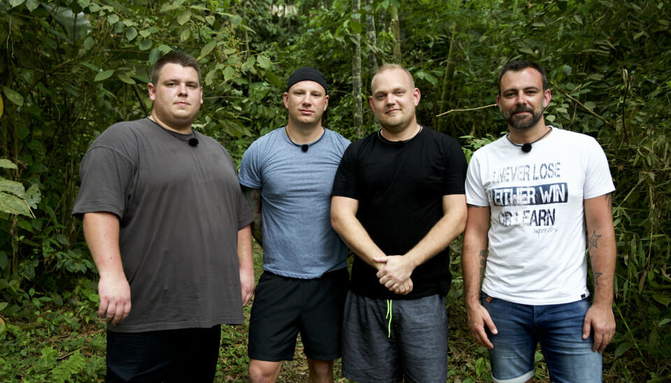 Fra venstre er det Dennis, Johnny, Dennis og Mogens (Foto: TV3)