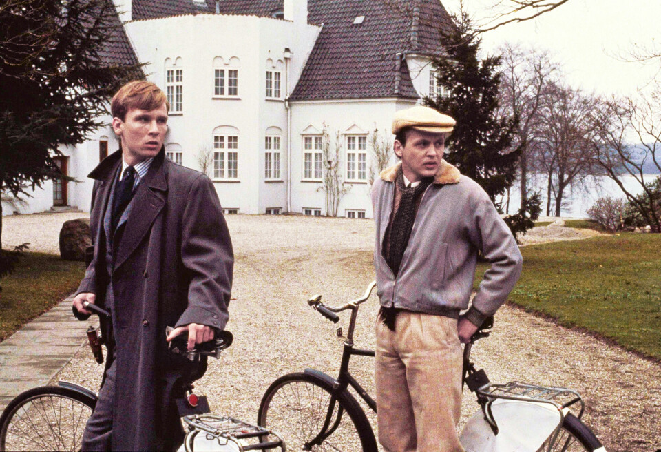 Niels Martin Carlsen – her sammen med Jens Arentzen – begyndte at arbejde som taxavognmand, fordi en sceneskræk forhindrede ham i at fortsætte som skuespiller (Foto: Ritzau-Scanpix)