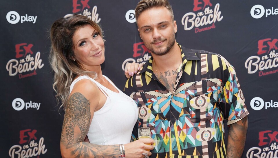 Michelle  og Kasper fra 'Ex on the Beach' (Foto: Janus Nielsen)