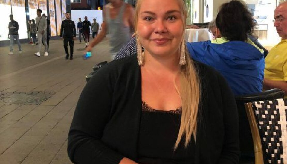 Sådan så Christina ud inden operationen (Foto: Privat)