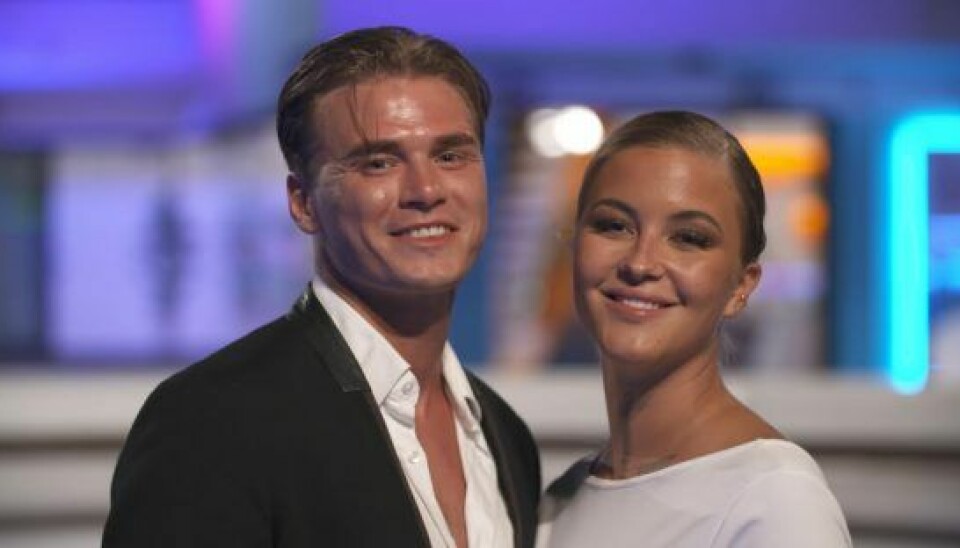 Joakim og Olivia fandt sammen i 'Love Island' (Foto: TV3).