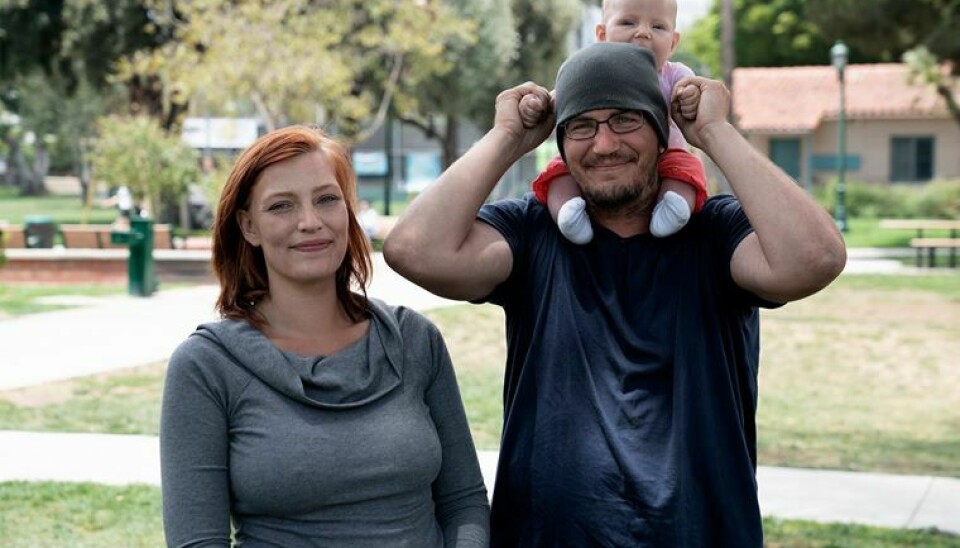 Nadia Shila med ægtemanden Jeremy og datteren Hope (Foto: Discovery Networks Danmark)
