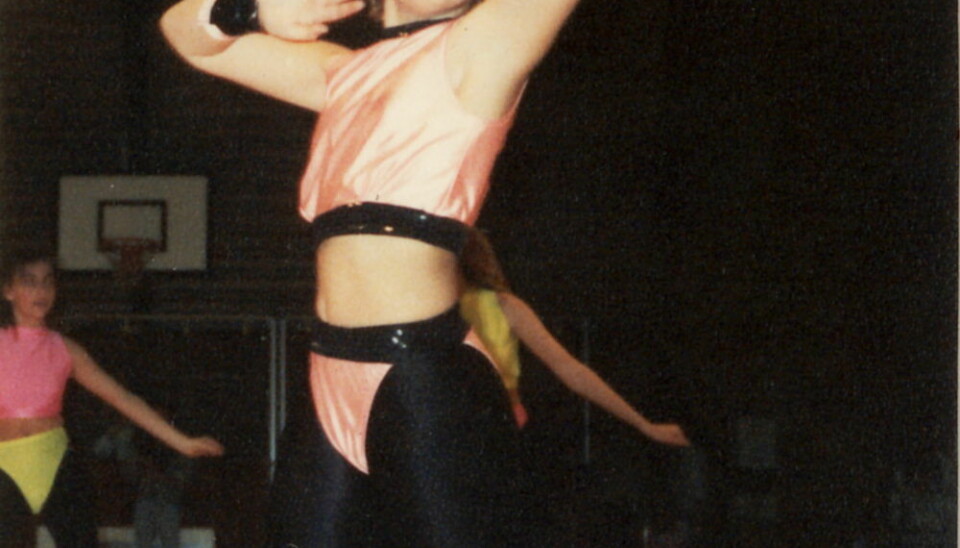 1989 – startede på danseskolen allerede som to et halvt-årig. (Foto: Privat)